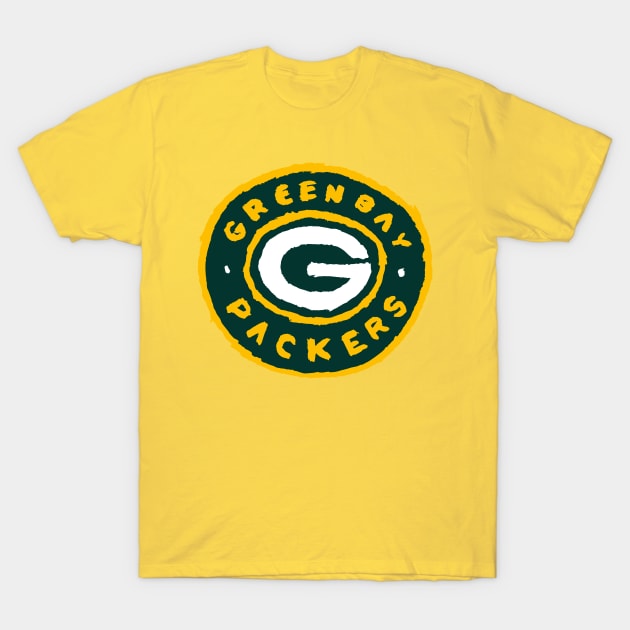 Green Bay Packeeeers 08 T-Shirt by Very Simple Graph